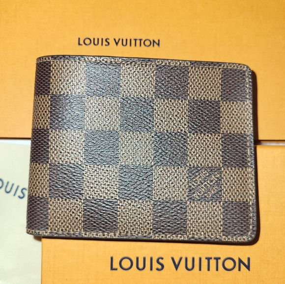 Louis Vuitton damier Checkered Slender Wallet - Picture 2 of 9